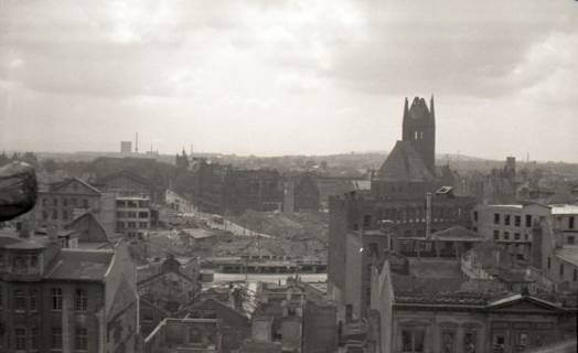 ARH NL Koberg 6503, Zerstörtes Hannover mit Blick auf die Marktkirche, Hannover, 1949