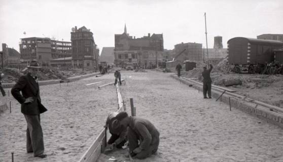 ARH NL Koberg 6567, Wiederaufbau der Innenstadt Hannover, 1952