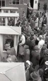 ARH NL Koberg 6737, Eingang zur Messe, Hannover, 1948