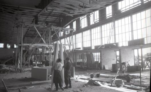 ARH NL Koberg 6761, Bau und Einweihung des Flughafen Langenhagen, Hannover, 1952