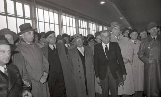 ARH NL Koberg 6778, Bau und Einweihung des Flughafen Langenhagen, Hannover, 1952