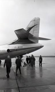ARH NL Koberg 7045, Ankunft auf dem Flughafen Langenhagen, Hannover, 1953