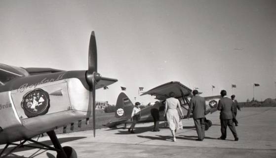 ARH NL Koberg 7052, Rundflug Motorflugzeug "Gilde-Bräu", Hannover, 1953