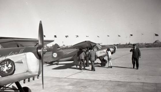 ARH NL Koberg 7053, Rundflug Motorflugzeug "Gilde-Bräu", Hannover, 1953