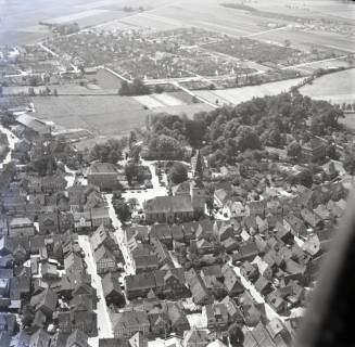ARH NL Koberg 7229, Burgdorf Zentrum mit Kirche, 1959