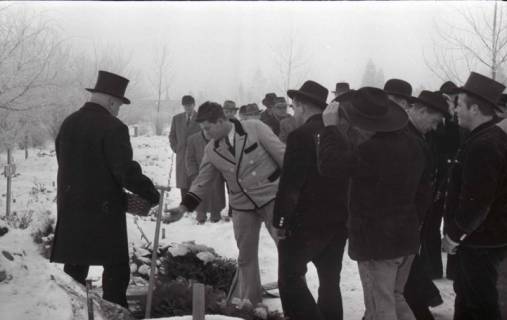 ARH NL Koberg 830, Rituelle Beisetzung eines Zimmermannes, 1964