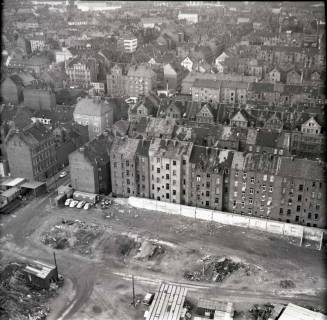 ARH NL Koberg 895, Blick vom Heizkraftwerk Linden auf Altlinden, Hannover, 1963