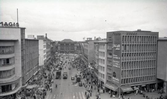 ARH NL Koberg 9326, Blick zum Bahnhof, Hannover, 1952
