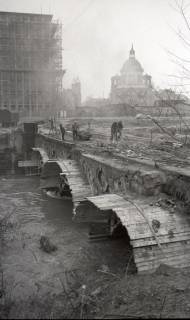 ARH NL Koberg 9353, Bau der Marstallbrücke (heute Martin-Neuffer-Brücke), Hannover, 1952