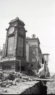 ARH NL Koberg 9356, Baustelle an der Kröpcke-Uhr, Hannover, 1952