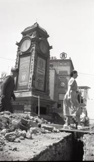 ARH NL Koberg 9357, Baustelle an der Kröpcke-Uhr, Hannover, 1952