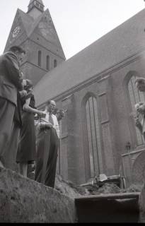 ARH NL Koberg 9391, Ausgrabungen an der Marktkirche, Hannover, 1953