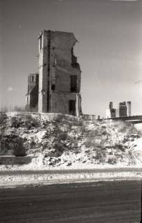 ARH NL Koberg 9529, Zerstörte Häuser und Kreuzkirche, Hannover, 1945
