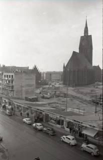 ARH NL Koberg 9658, Altstadt mit Marktkirche und Altem Rathaus, Hannover, 1953