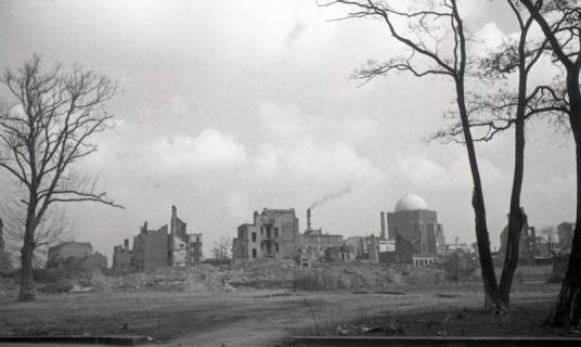ARH NL Koberg 9750, Zerstörte Innenstadt mit Anzeiger-Hochhaus, Hannover, 1949
