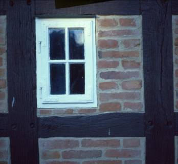 ARH NL Machinowski 408, Fenster eines Fachwerkhauses, Helstorf, 1979