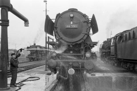 ARH NL Mellin 01-018/0008, Betriebswerk (Bw) der Deutschen Bahn in Lehrte, vor 1968