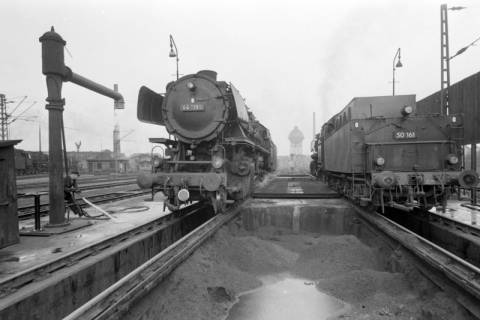 ARH NL Mellin 01-018/0010, Betriebswerk (Bw) der Deutschen Bahn in Lehrte, vor 1968