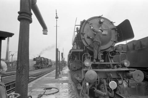 ARH NL Mellin 01-018/0011, Betriebswerk (Bw) der Deutschen Bahn in Lehrte, vor 1968