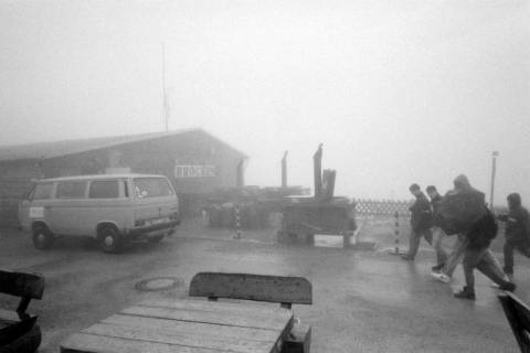 ARH NL Mellin 01-038/0007, Brockenbahnhof (Bahnhofsgebäude der Harzer Schmalspurbahnen HSB) auf dem Brocken, nach 1989