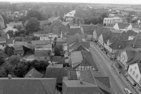 ARH NL Mellin 01-086/0014, Blick von der Pankratiuskirche in Richtung Westen, Burgdorf, ohne Datum