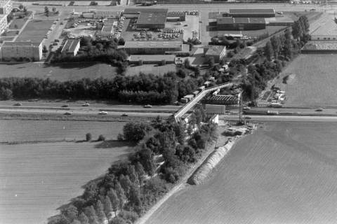 ARH NL Mellin 01-131/0001, Bau der Straßenbrücke der Berenbosteler Straße über die Autobahn, Garbsen, ohne Datum