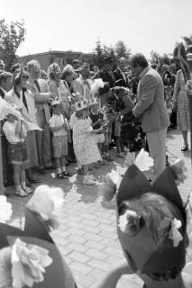 ARH NL Mellin 01-183/0016, Besuch der niederländischen Königin Beatrix bei der stationierten niederländischen NATO-Einheit „5e Groep Geleide Wapens (5. GGW)“ (deutsch: fünfte niederländische Fernlenkwaffengruppe), Stolzenau, 1987