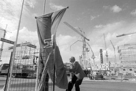 ARH NL Mellin 01-191/0009, Messe-Aufbau, Hannover, ohne Datum