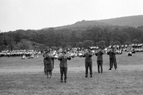 ARH NL Mellin 01-196/0006, Jagdhornbläser am Jagdschloss Springe, ohne Datum