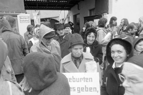 ARH NL Mellin 02-045/0008, Demonstration des "Weltbund zum Schutz des Lebens" (WSL), ohne Datum