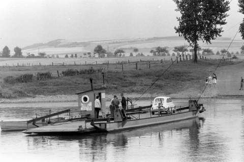 ARH NL Mellin 02-105/0007, Weserfähre Grohnde, um 1970