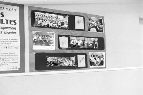 ARH NL Mellin 02-164/0004, Aushängende Bilder für die Gala mit deutschen Volksliedern, aufgeführt vom Schulchor aus Burgdorf, Vanves, ohne Datum