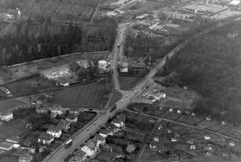 ARH NL Mellin 02-170/0014, Kreuzung der Göttinger Chaussee mit der B3 an der Grenze zwischen Hemmingen und Ricklingen, Hannover, um 1975