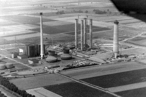 ARH NL Mellin 02-198/0001, Kraftwerk, Mehrum, um 1975
