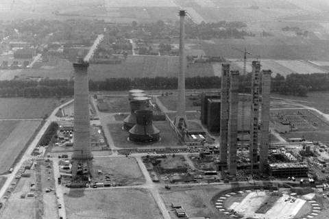 ARH NL Mellin 02-198/0002, Kraftwerk, Mehrum, um 1975