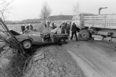 ARH NL Mellin 02-198/0016, Tödlicher Verkehrsunfall, um 1970