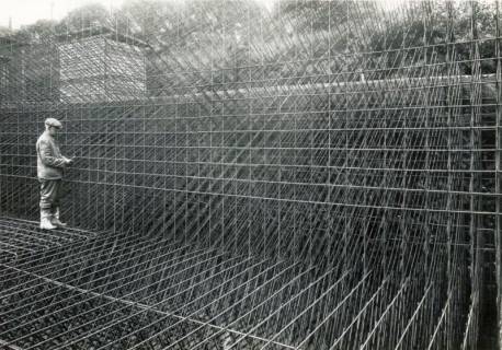ARH Slg. Mütze 106, Armierung Luftschutzbunker an der Celler Straße, Hannover, 1941