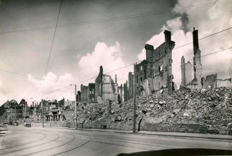 ARH Slg. Mütze 197, Georgstraße (etwa Steintor / Goethestraße), Hannover, zwischen 1943/1949
