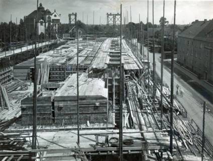 ARH Slg. Mütze 238, Baustelle des Luftschutzbunkers "Dühringstraße", Hainholz, 1943