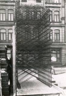 ARH Slg. Mütze 268, Bau des Luftschutzbunkers am Klagesmarkt, Hannover, um 1941