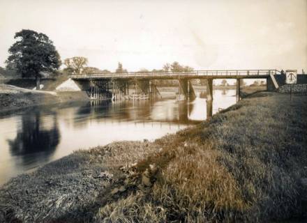 ARH Slg. Mütze 296, Klappenburgbrücke, Letter, nach 1936