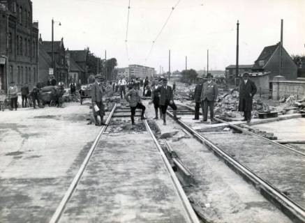 ARH Slg. Mütze 354, Ausbau der Podbielskistraße, Hannover, vor 1940