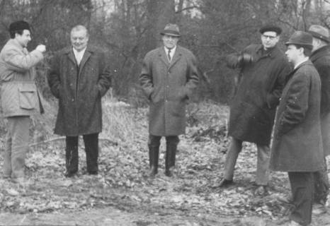 ARH Slg. Bartling 36, Stadtforst, Ortsbesichtigung von Stadtverwaltung und Rat, 1969