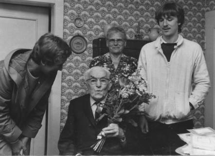 ARH Slg. Bartling 205, Hugo Wendlandt, ältester Abnehmer von "Essen auf Rädern", 1983
