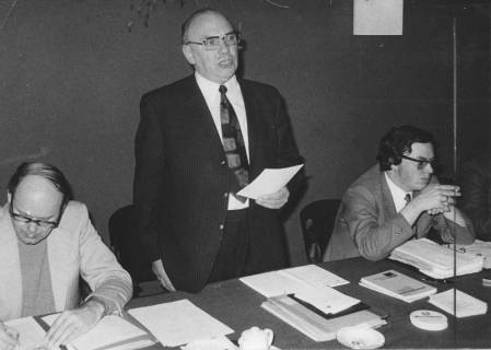 ARH Slg. Bartling 259, Egon Franke, Bundesminister für Gesamtdeutsche Fragen (SPD), 1973