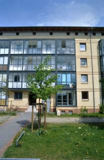 ARH Slg. Bürgerbüro 203, Blick auf das Wohngebäude an der Schulenburger Landstraße 172, Hannover-Nord, 1997