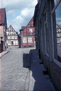 ARH Slg. Fritsche 141, Klaukengasse mit dem Blick zum Brandende, Burgdorf, ohne Datum