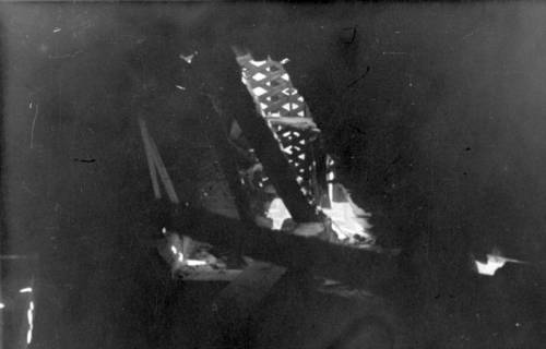 ARH Slg. Janthor 0009, Brandschaden im Gebälk der Marktkirche, Hannover, 1943