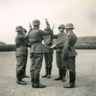ARH Slg. Janthor 0278, Vereidigung von Soldaten, Hannover?, um 1940