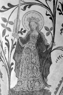 ARH Slg. Weber 02-104/0005, Deckenmalerei der St. Agatha-Kirche, Leveste, zwischen 1980/1990